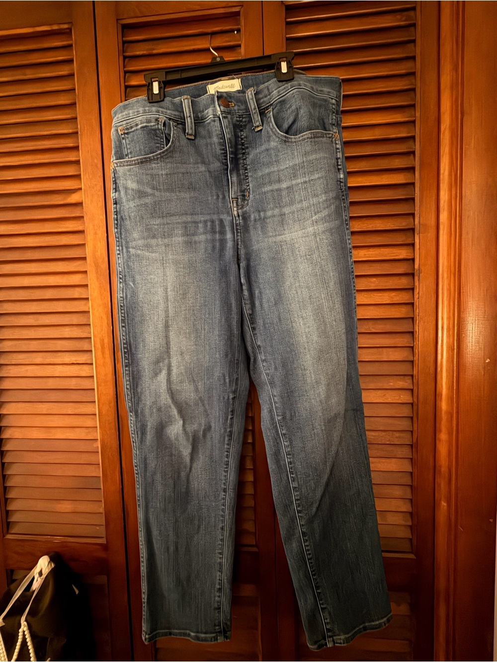 Madewell Medium Wash Straight-Leg Jeans